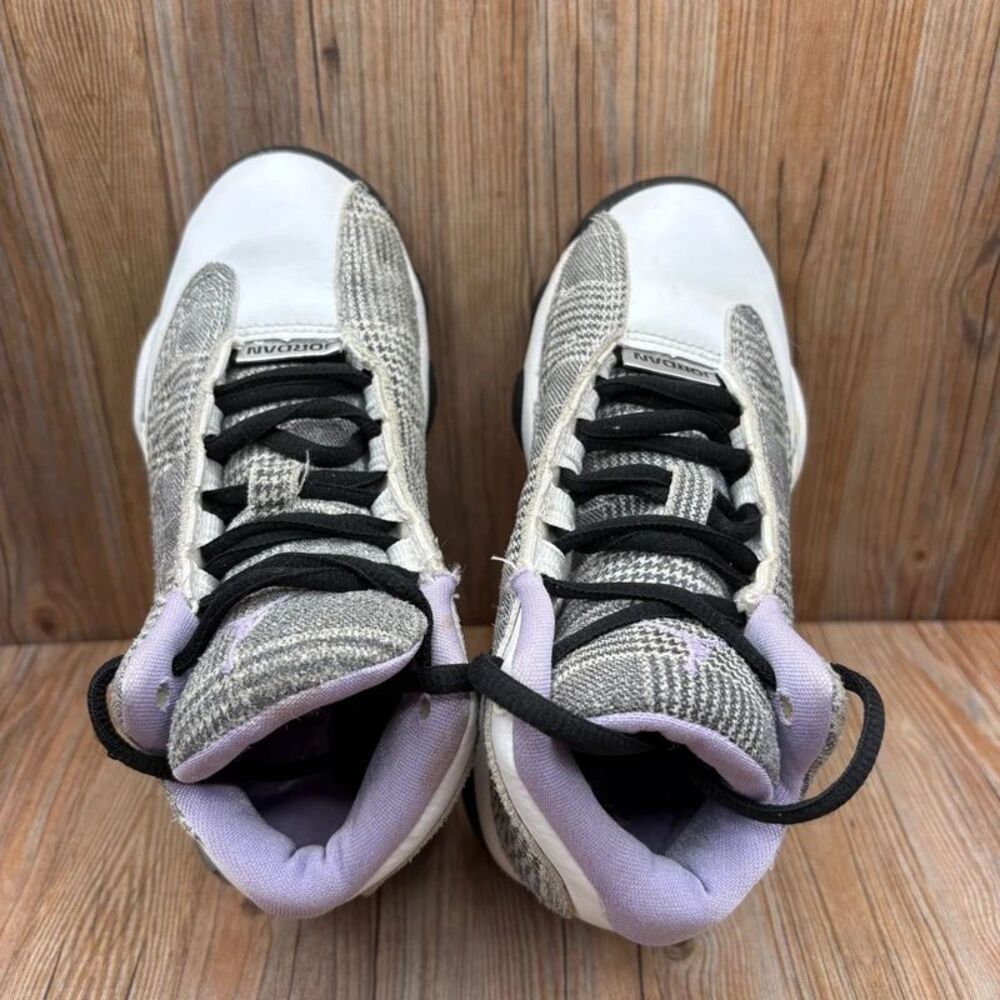 Nike Air Jordan 13 Retro Preschool PS Houndstooth Kids Black Lilac-White 12C - Picture 5 of 8